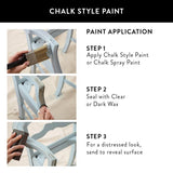 Magnolia Home by Joanna Gaines KILZ Flat Chalk Finish Tint Base Base 1 Furniture Paint Interior 1 qt, Pack of 6