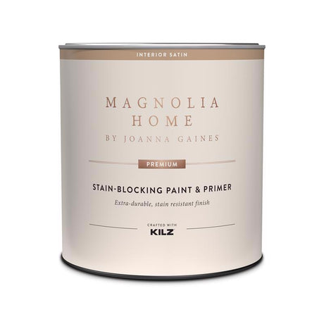 Magnolia Home by Joanna Gaines Satin Tint Base Base 3 Paint and Primer Interior 1 qt, Pack of 6