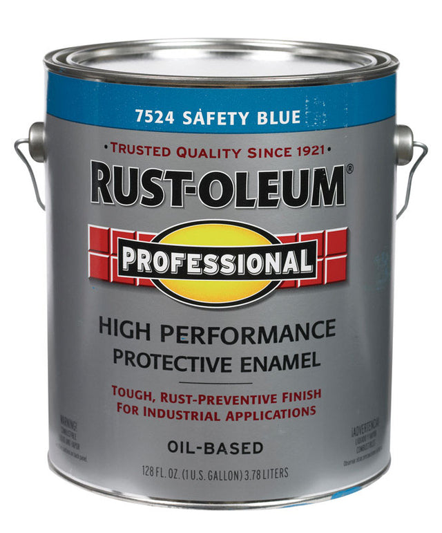 Rust-Oleum Professional Indoor and Outdoor Safety Blue Protective Paint 1 gal, Pack of 2