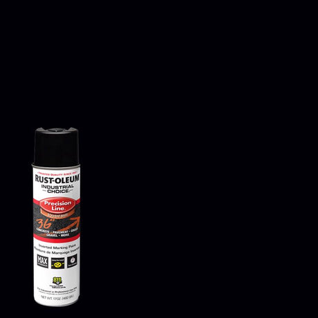 Rust-Oleum Industrial Choice Black Inverted Marking Paint 17 oz, Pack of 6