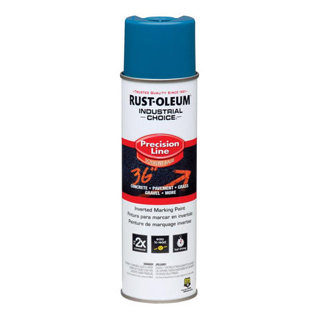 Rust-Oleum Industrial Choice Blue Inverted Marking Paint 17 oz, Pack of 6