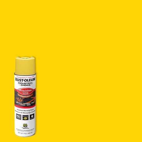 Rust-Oleum Industrial Choice Gloss High Visibility Yellow Marking Paint 17 oz, Pack of 6