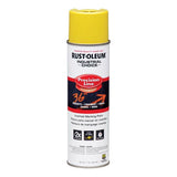 Rust-Oleum Industrial Choice Gloss High Visibility Yellow Marking Paint 17 oz, Pack of 6