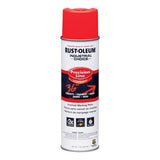 Rust-Oleum Industrial Choice Gloss Fluorescent Red-Orange Marking Paint 17 oz, Pack of 12