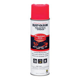 Rust-Oleum Industrial Choice Fluorescent Pink Inverted Marking Paint 17 oz, Pack of 6