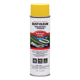 Rust-Oleum Industrial Choice Yellow Inverted Striping Paint 17 oz, Pack of 6
