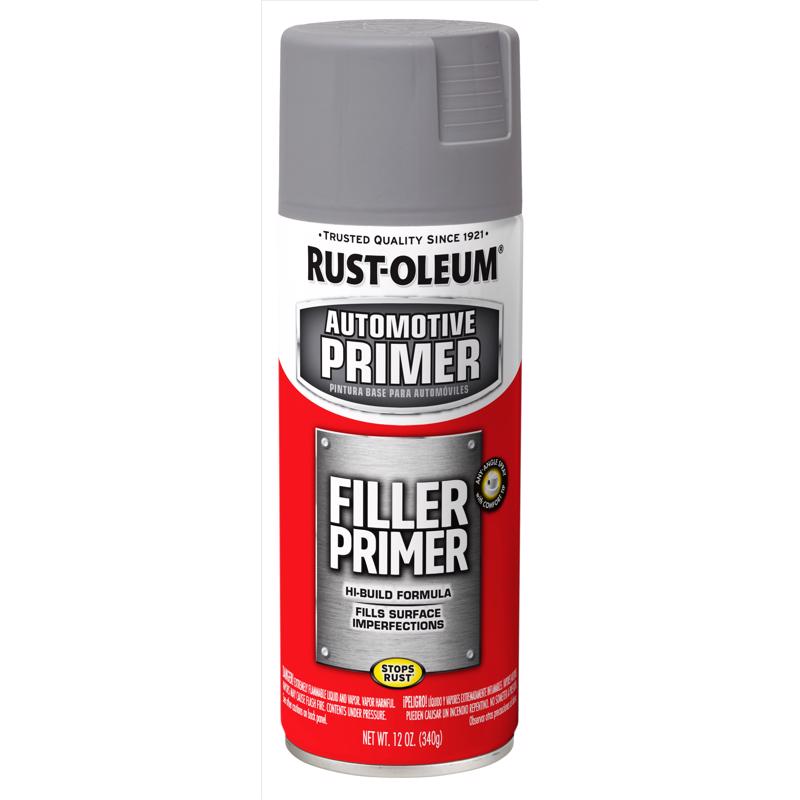 Rust-Oleum Stops Rust Gray Oil-Based Alkyd Spray Primer 11 oz, Pack of 6