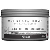 Magnolia Home by Joanna Gaines Kilz Transparent Flat Clear Finishing Wax 6 oz, Pack of 6