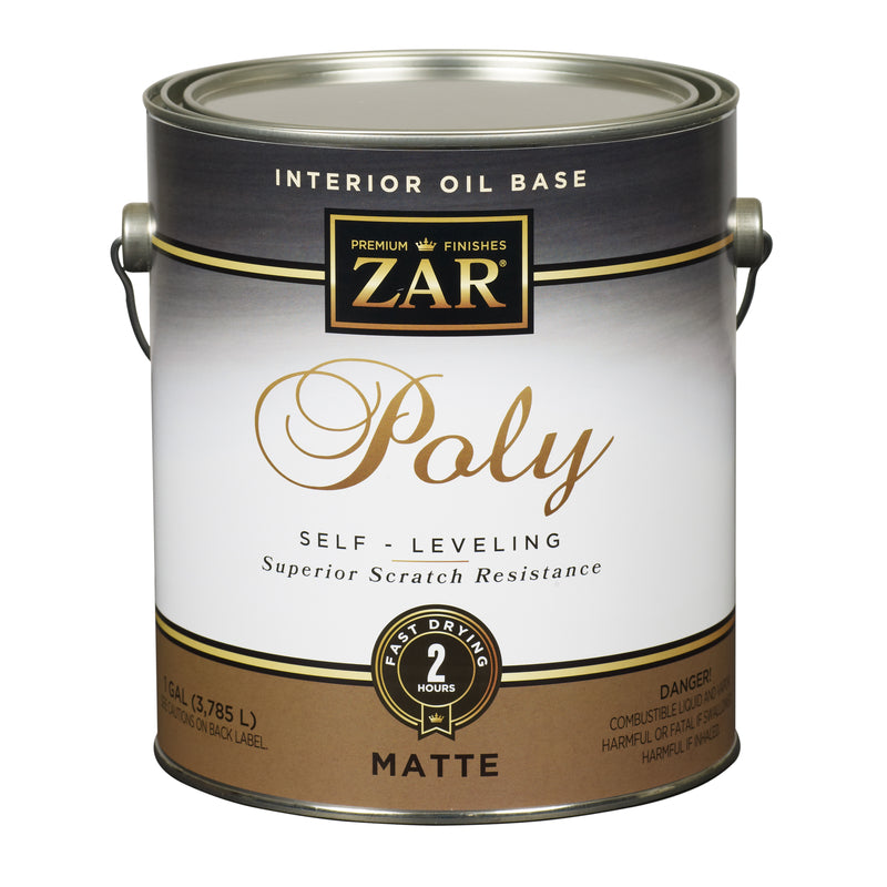 ZAR 33913 Polyurethane, Liquid, Antique Flat, 1 gal, Can, Pack of 2