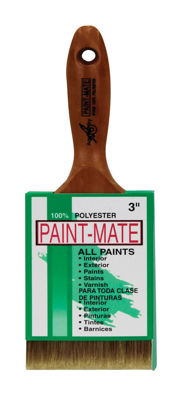 ArroWorthy Paint-Mate 3 in. Angle Paint Brush, Pack of 12