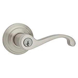 Kwikset Signature Series 740CHL15 SMT RCAL Entry Lever, Satin Nickel, Zinc, Residential, Re-Key Technology: SmartKey