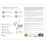 Boston Harbor TQ-F1214517RW Tub/Shower, Fixed Mount Showerhead, 1.75 gpm Showerhead, 1 Spray Settings, 1-Handle