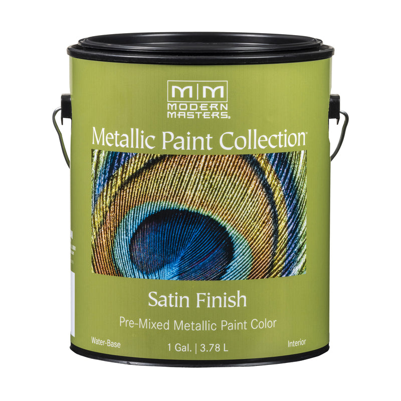 Modern Masters Metallic Paint Collection Satin Brass Water-Based Metallic Paint 1 gal