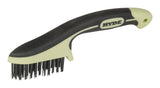 Hyde MAXXGRIP PRO 0.75 in. W X 8.75 in. L Carbon Steel Wire Brush, Pack of 4