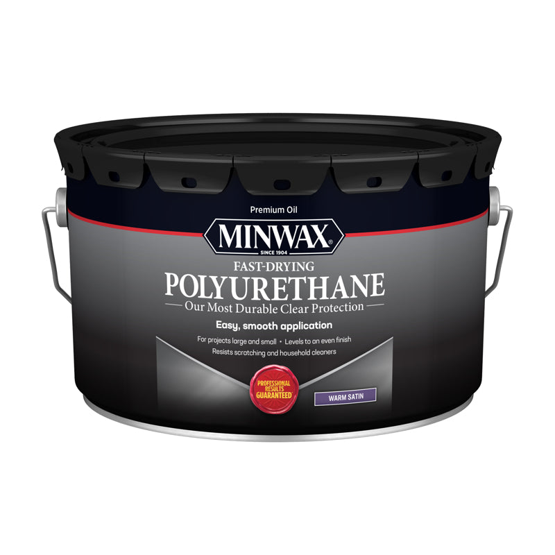 Minwax Satin Clear Oil-Based Fast-Drying Polyurethane 2.5 gal