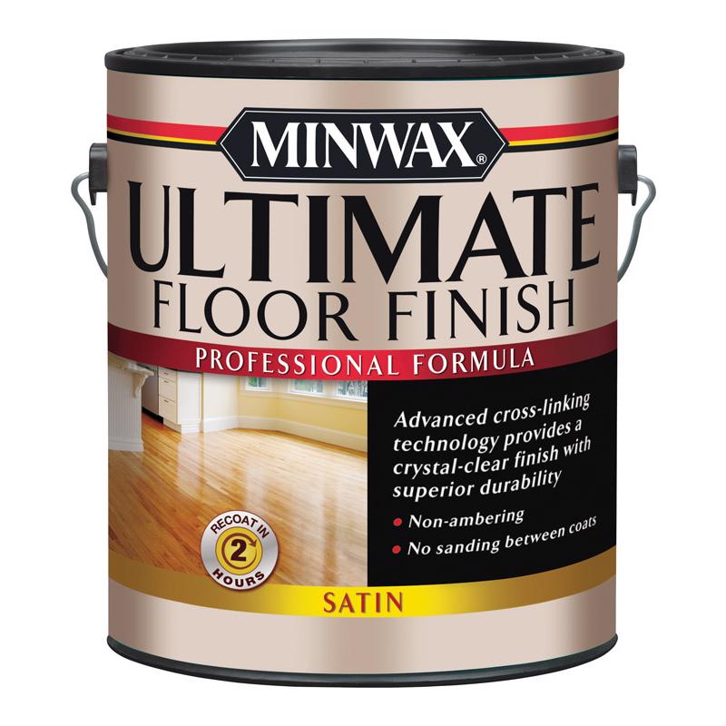 Minwax Satin Clear Water-Based Ultimate Floor Finish 1 gal, Pack of 2