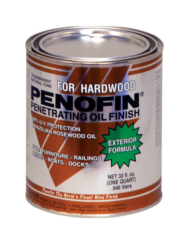 Penofin Transparent Exotic Oil-Based Penetrating Hardwood Stain 1 qt, Pack of 3