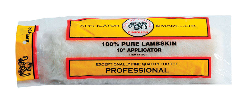 Linzer 10 in. L White Lambskin Applicators