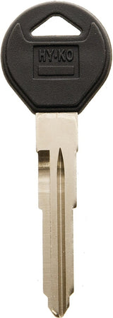 Hy-Ko 12005MZ27 Automotive Key Blank, Brass/Plastic, Nickel, For: Mazda Vehicle Locks, MZ27 Key Number, Pack of 5