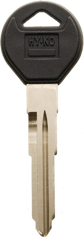 Hy-Ko 12005MZ27 Automotive Key Blank, Brass/Plastic, Nickel, For: Mazda Vehicle Locks, MZ27 Key Number, Pack of 5