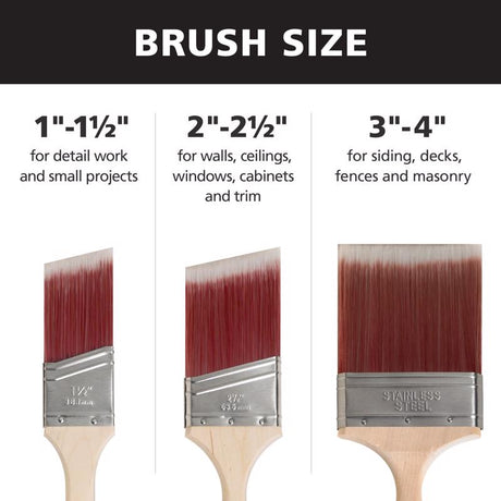 Bestt Liebco Master 2 in. Flat Stain Brush