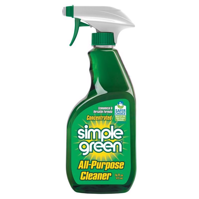 Simple Green 2710001213002 All-Purpose Cleaner, 16 oz Spray Bottle, Liquid, Sassafras, Green