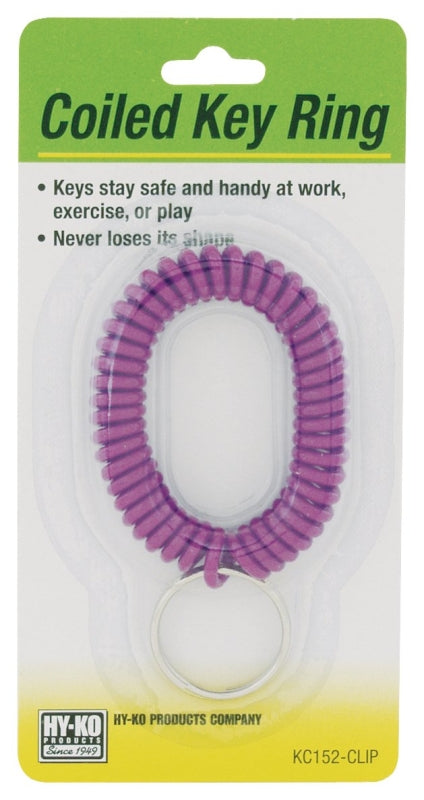 2GO KC152-CLIP Key Ring, Split Ring, 1 in Ring
