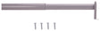 ProSource 21012ZCX-PS Adjustable Closet Rod, 18 to 30 in L, Steel, Silver