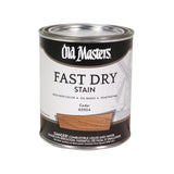 Old Masters Professional Semi-Transparent Cedar Oil-Based Alkyd Fast Dry Wood Stain 1 qt, Pack of 4