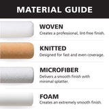 Bestt Liebco Master Woven Polyester 6-1/2 in. W X 3/8 in. Paint Roller Cover 1 pk