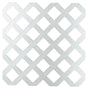 UFP 79897 Tradition Diamond Lattice, 8 ft L, 4 ft H, Diamond Mesh, 2-3/4 in Mesh, Plastic, White