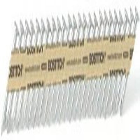 Bostitch Strapshot PT-MC14815-1M Connector Nail, Paper Tape Collation, 1-1/2 in L, 16, Steel, Bright