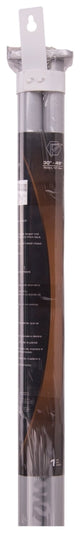 ProSource 21013ZCX-PS Adjustable Closet Rod, 30 to 48 in L, Steel, Silver