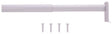 ProSource 21013PHX-PS Adjustable Closet Rod, 30 to 48 in L, Steel