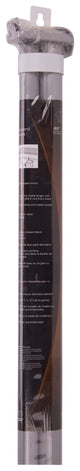 ProSource 21014ZCX-PS Adjustable Closet Rod, 48 to 72 in L, Steel, Silver