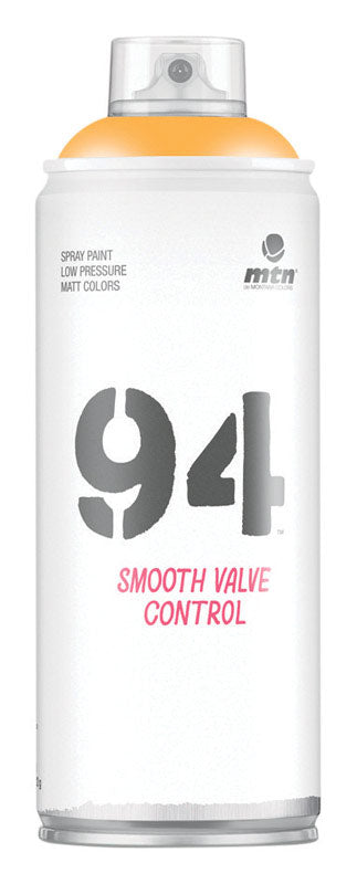 MTN 94 Matte Medium Yellow Spray Paint 11 oz, Pack of 6