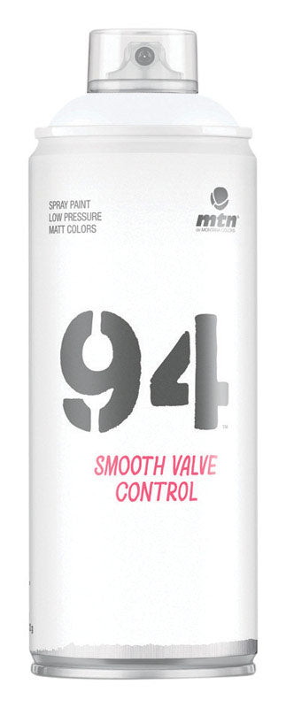 MTN 94 Matte White Spray Paint 11 oz, Pack of 6