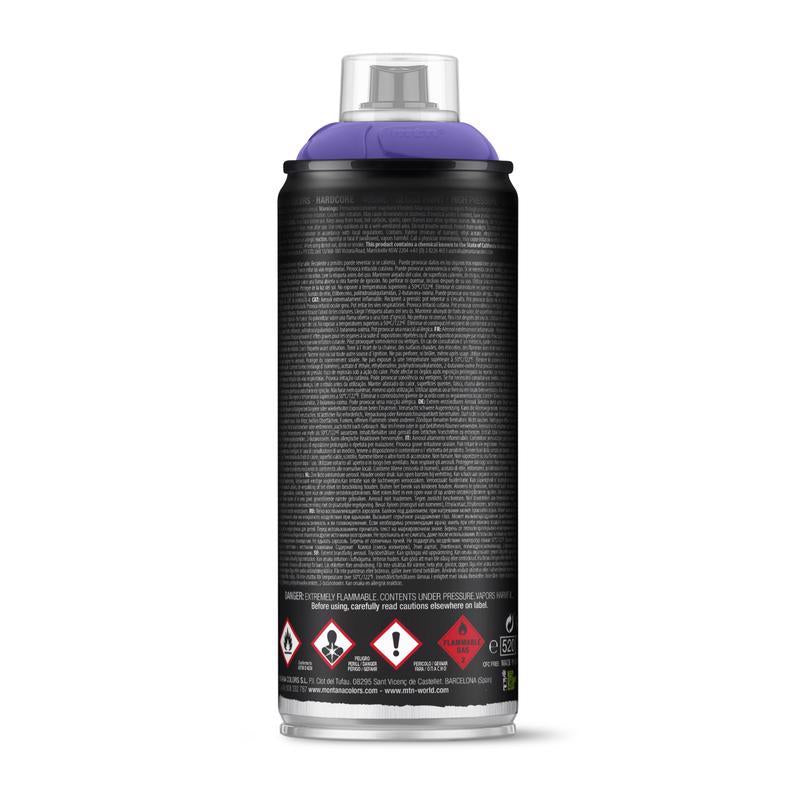 MTN Hardcore Gloss Anonymous Violet Spray Paint 11 oz, Pack of 6