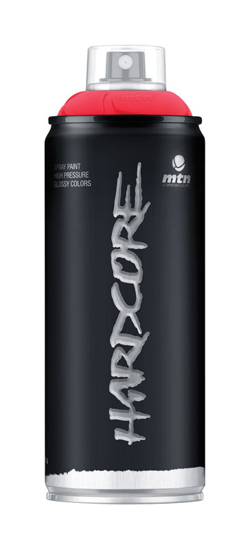 MTN Hardcore Gloss Madrid Red Spray Paint 11 oz, Pack of 6
