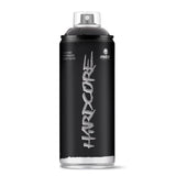 MTN Hardcore Gloss Black Spray Paint 13.5 oz, Pack of 6