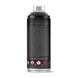 MTN Hardcore Gloss Black Spray Paint 13.5 oz, Pack of 6