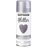 Rust-Oleum Specialty Glitter Silver Spray Paint 10.25 oz