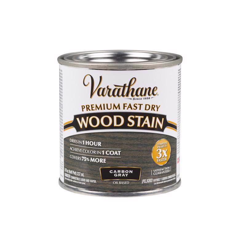 Varathane Semi-Transparent Gloss Carbon Gray Oil-Based Urethane Modified Alkyd Fast Dry Wood Stain 1