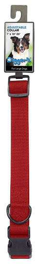 Digger's 2958001 Adjustable Collar, 18 to 26 in L Collar, 1 in W Collar, Red