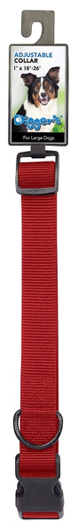 Digger's 2958001 Adjustable Collar, 18 to 26 in L Collar, 1 in W Collar, Red