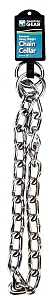 Boss Pet 12728 Chain Collar, Twist Link, 6 mm Chain, 28 in L Chain, Steel