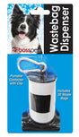 Boss Pet 52113 Dog Waste Bag Dispenser, Plastic, Black