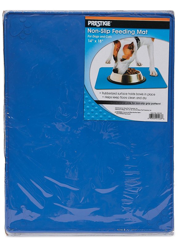 Prestige A00258 Non-Slip Pet Feeding Mat, 18 in L, 14 in W, Rubber