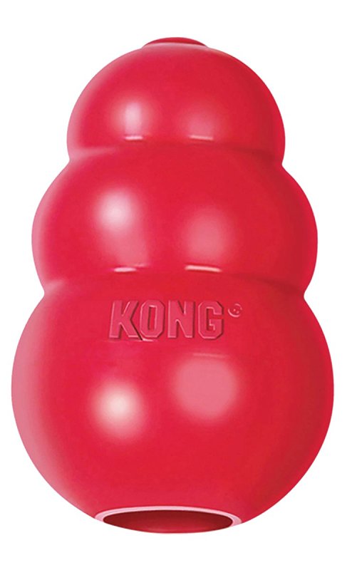 Kong Classic T2 Dog Toy, M, Rubber, Red