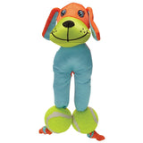 Chomper WB1101M-9 Dog Toy, Chew, Fetch, Tug, Tennis Tot, Nylon, Assorted